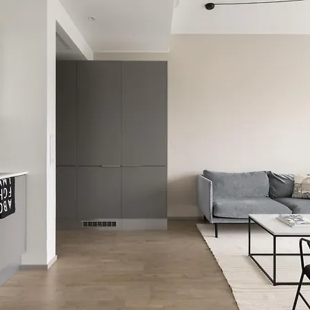 Scandinavian Minimalist Seaside Flat On Metro With Downtown View Apartmán