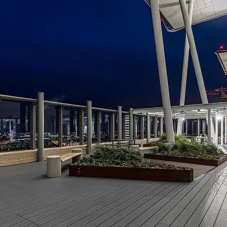 Scandinavian Minimalist Seaside Flat On Metro With Downtown View Apartmán *