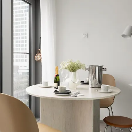 Apartmán Scandinavian Minimalist Seaside Flat On Metro With Downtown View *