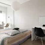 Scandinavian Minimalist Seaside Flat On Metro With Downtown View 赫尔辛基